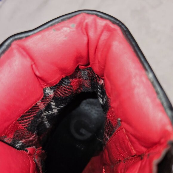 Guess Womens Quilted Black Lace-Up Ankle Boots Size 8.5 4-Inch Heels - Picture 7 of 13